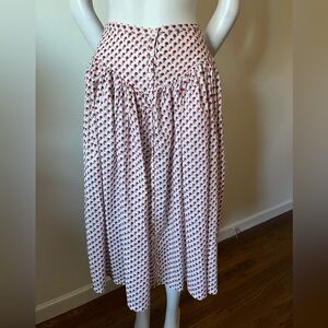 Vintage Aileen West Floral Skirt